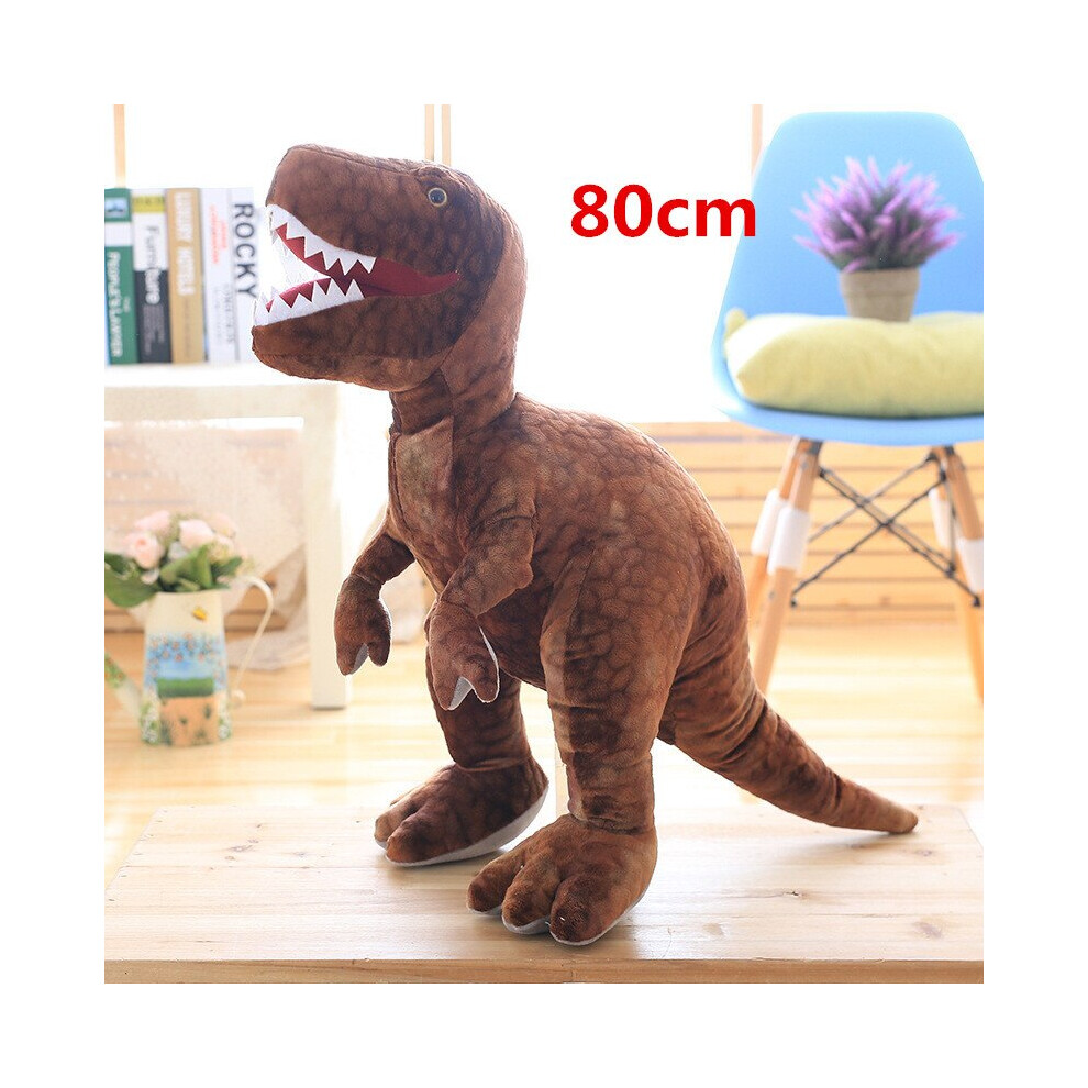 Maxpower (80Cm ) 50Cm-80Cm Simulation Dinosaur Plush Toys Stuffed Animals Plush Dinosaur Brown