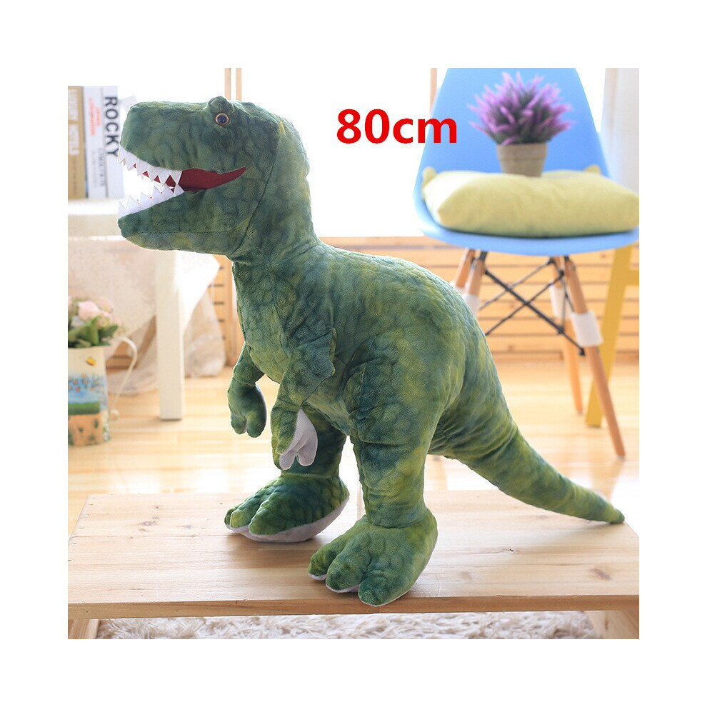 (80cm green) 50cm-80cm Simulation Dinosaur Plush Toys Stuffed Animals Plush Dinosaur