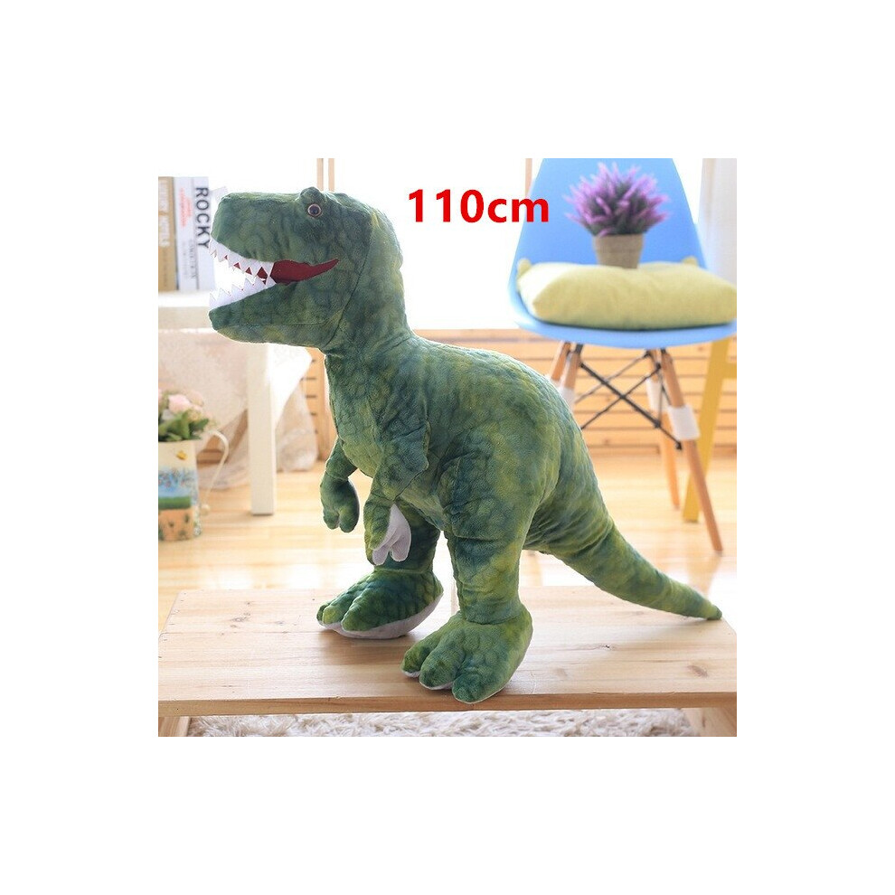 (110cm green) 50cm-80cm Simulation Dinosaur Plush Toys Stuffed Animals Plush Dinosaur