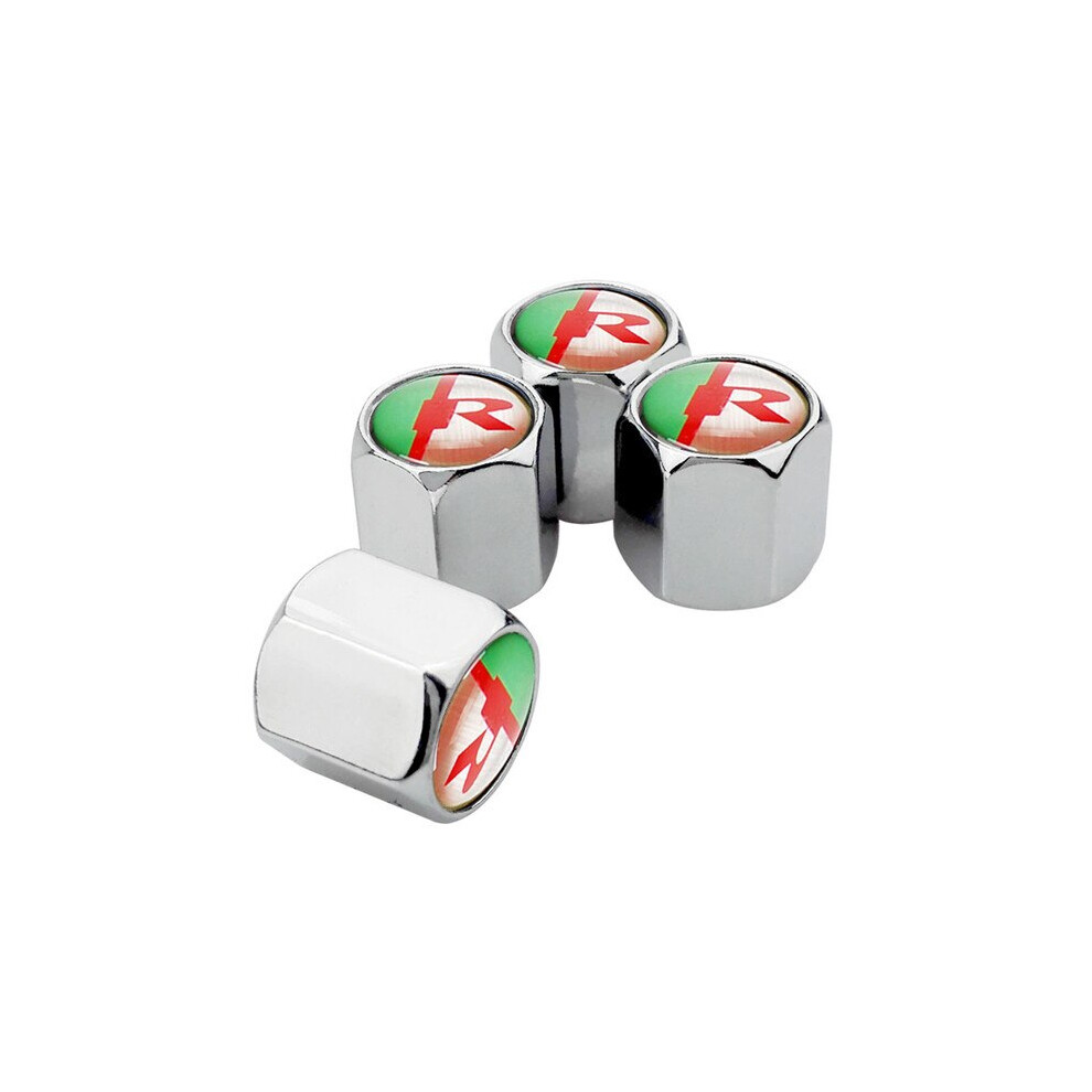 (A-, A-) Car Tyre Stem Airtight Dust Cover Wheel Tire Valve Caps For Jaguar F-Type Silver 8210516685192