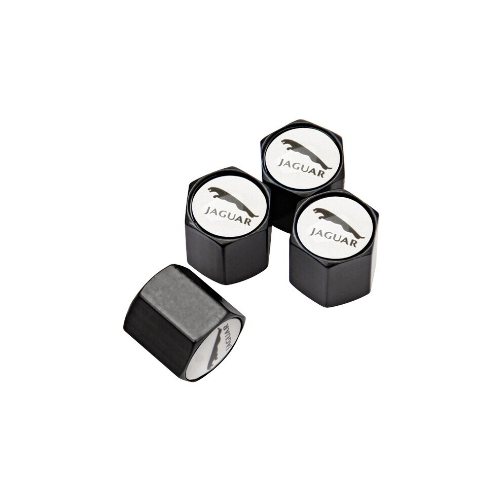 (C-Black, C-Black) Car Tyre Stem Airtight Dust Cover Wheel Tire Valve Caps for Jaguar F-Type-image-OPC-PDPXR9J-NEW
