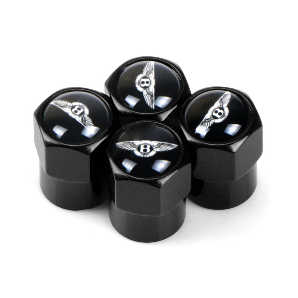 (black, black) 4pcs Colorful Car Wheel Tire Valve Caps Stem Case For Bentley Bentayga-image-OPC-PDPXR9P-NEW