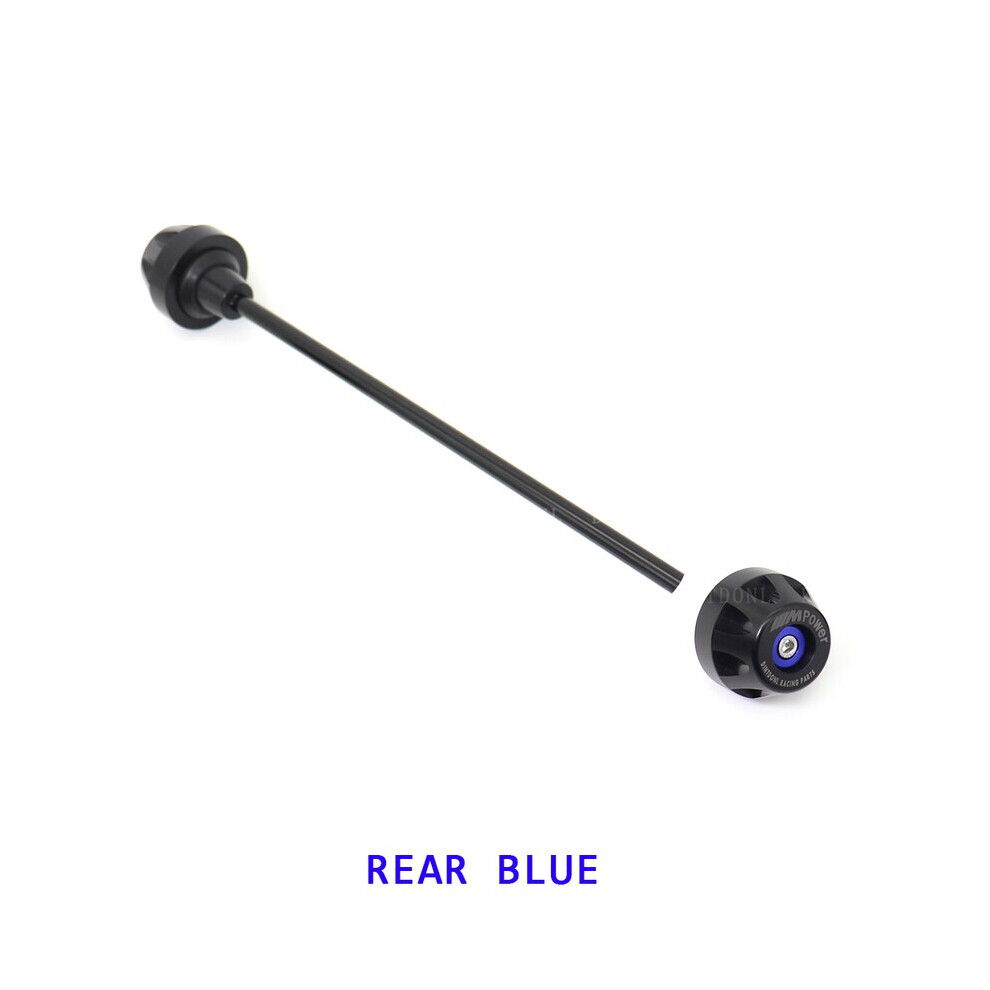 (Rear ) Rear Front Axle Fork Crash Slider For Bmw S1000rr S1000r S1000xr 2019-2023 Blue 8210516693517
