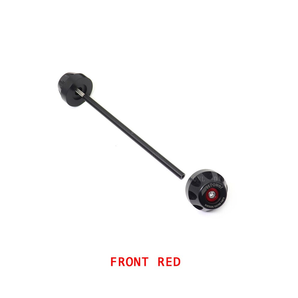 (Front ) Rear Front Axle Fork Crash Slider For Bmw S1000rr S1000r S1000xr 2019-2023 Red 8210516693531