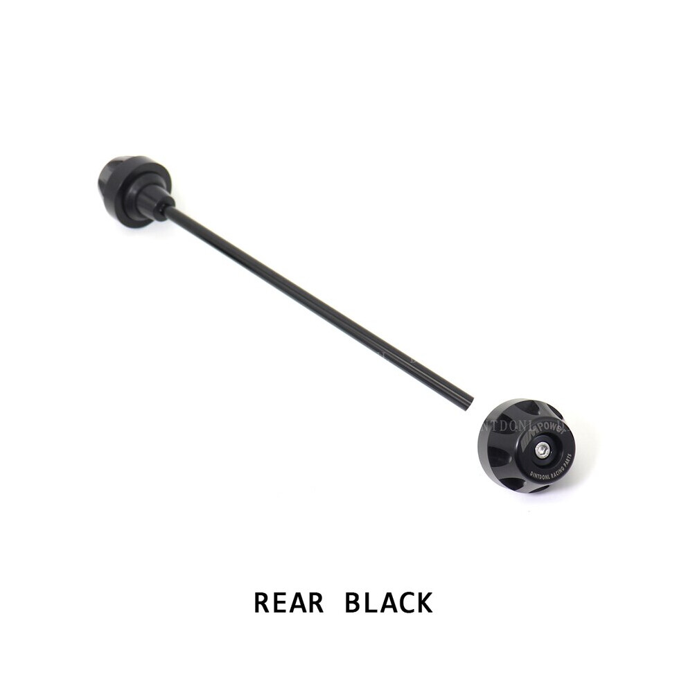 (Rear ) Rear Front Axle Fork Crash Slider For Bmw S1000rr S1000r S1000xr 2019-2023 Black 8210516693494