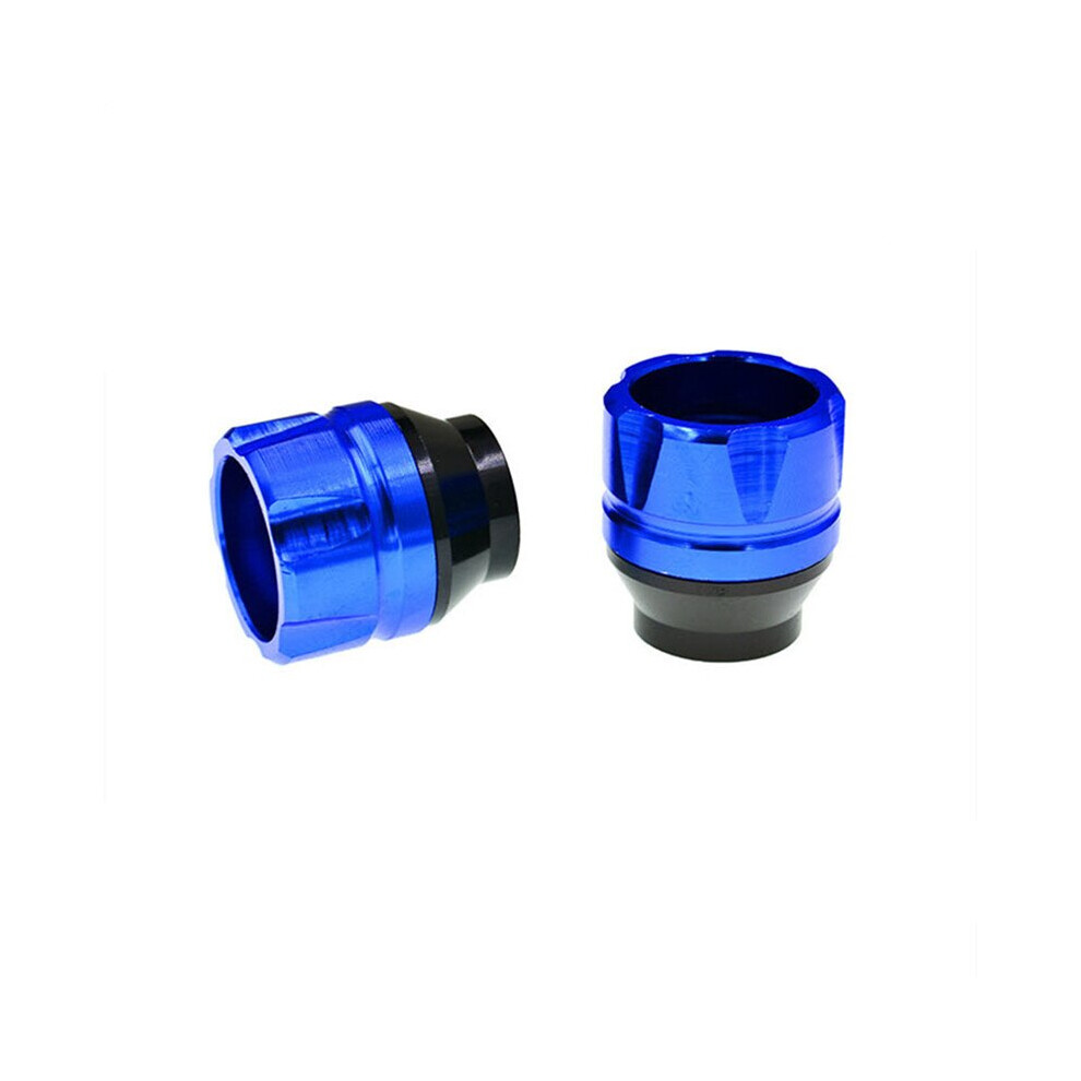 (Blue) Aluminum Alloy Buffer Anti Collision Cup Front Fork Cup 13Mm Wheel Protection Blue 8210516693876