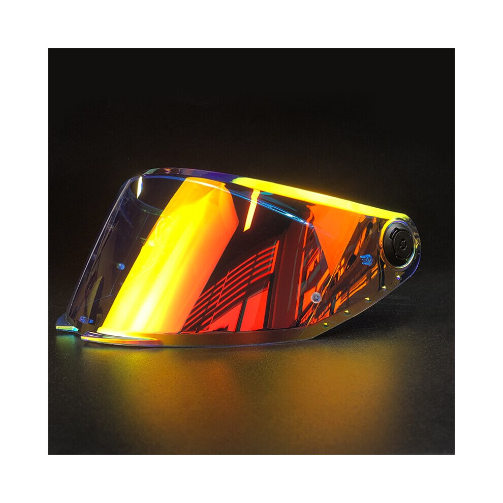(Revo ) Mt Replacement Face Shield For Model Thunder 4 Sv Helmet Mt-V-28B Helmet Red 8210516706514