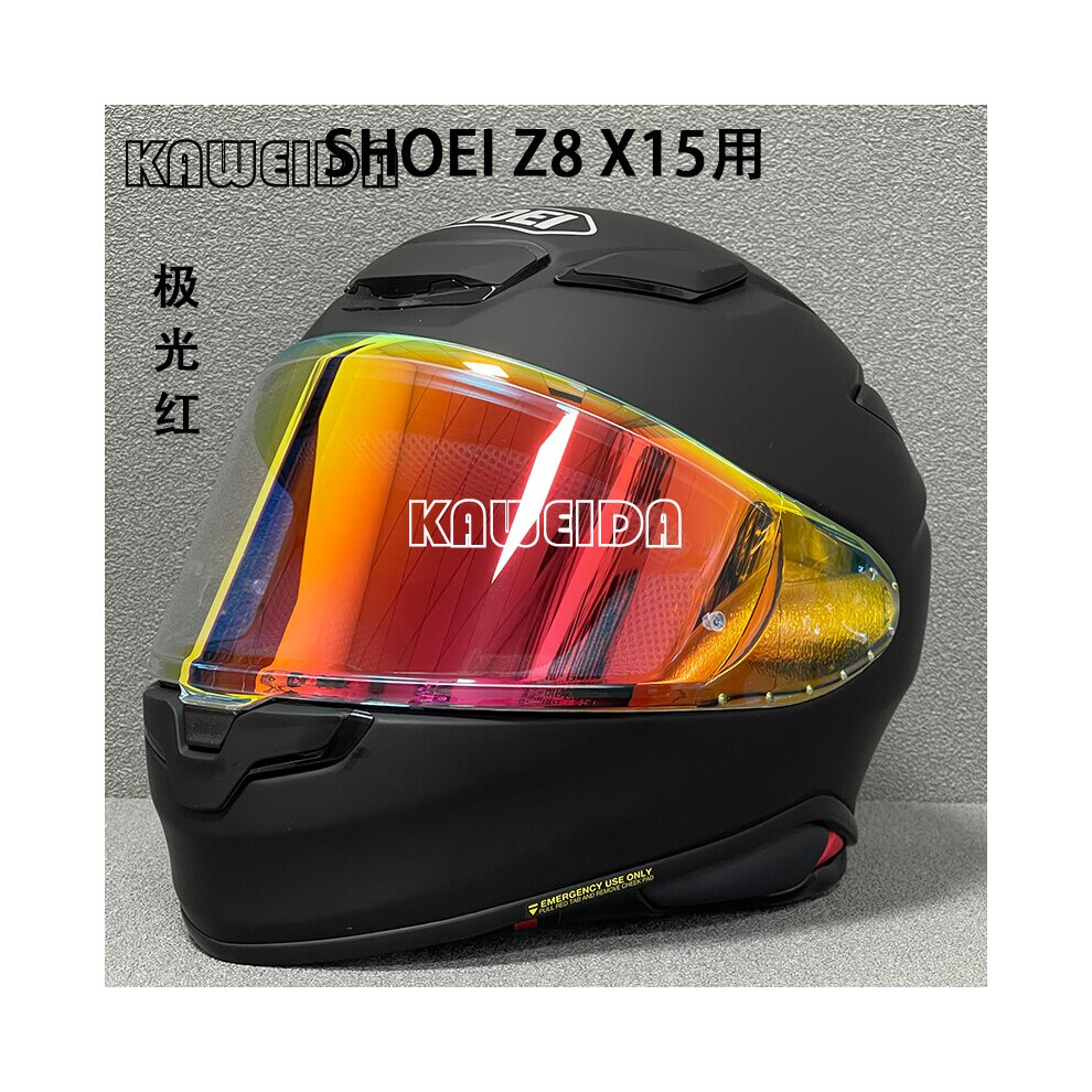 (Revo Visor) For Shoei X-15 X-Fifteen X-Spr Pro Rf-1400 Nxr 2 Cwr-F2r Z8 Tinted Lens Red 8210516708655