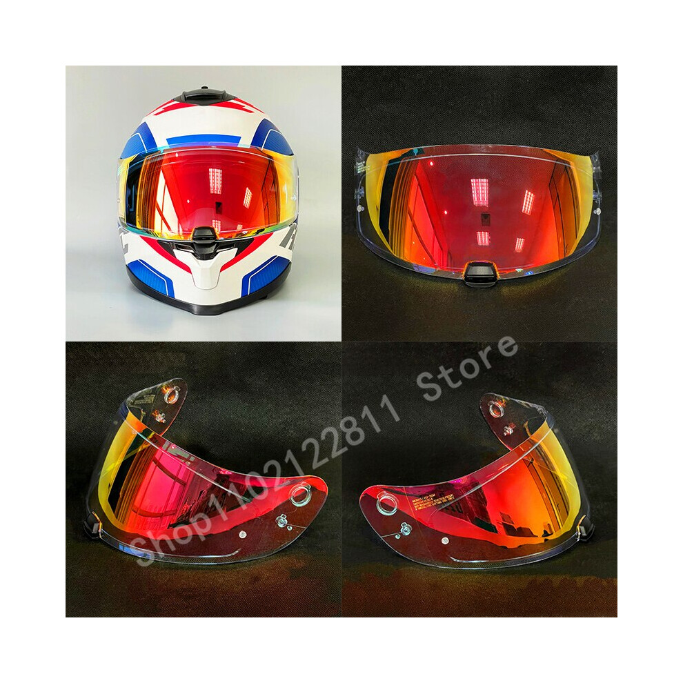 (Revo ) Hj-20M Helmet Visor Suitable For Hjc C70 Fg-17 Is-17 Fg-St Hj-20St Motorcycle Red 8210516709881