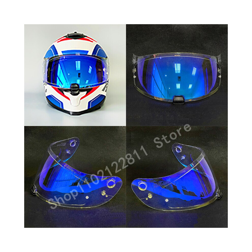 (Revo ) Hj-20M Helmet Visor Suitable For Hjc C70 Fg-17 Is-17 Fg-St Hj-20St Motorcycle Blue 8210516709874