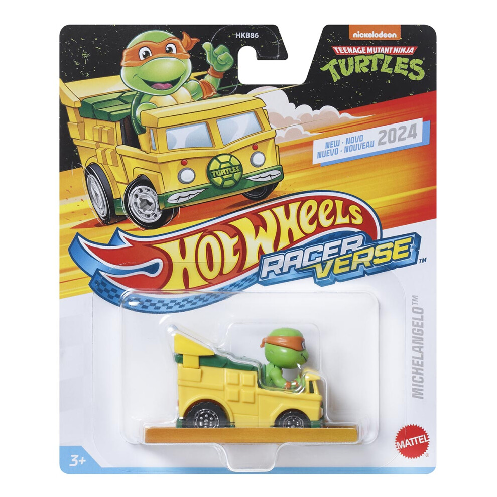 Hot Wheels Racer Verse - TMNT Michelangelo