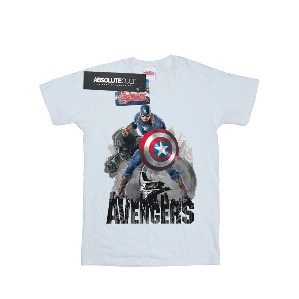 Captain America Action Pose T-Shirt