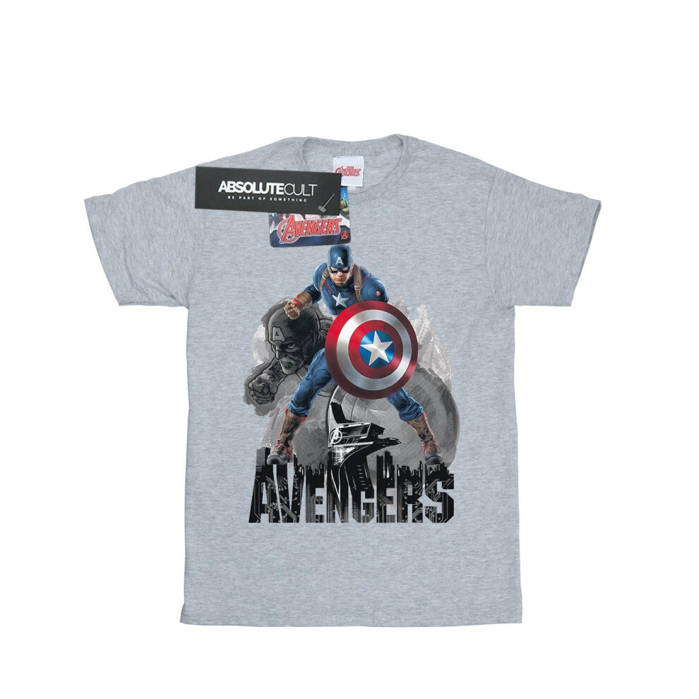 Captain America Action Pose T-Shirt