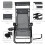 Outsunny Outsunny Zero Gravity Chair Adjustable Patio Lounge w/ Cup Holder Dark Grey 5