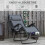 Outsunny Outsunny Zero Gravity Chair Adjustable Patio Lounge w/ Cup Holder Dark Grey 4