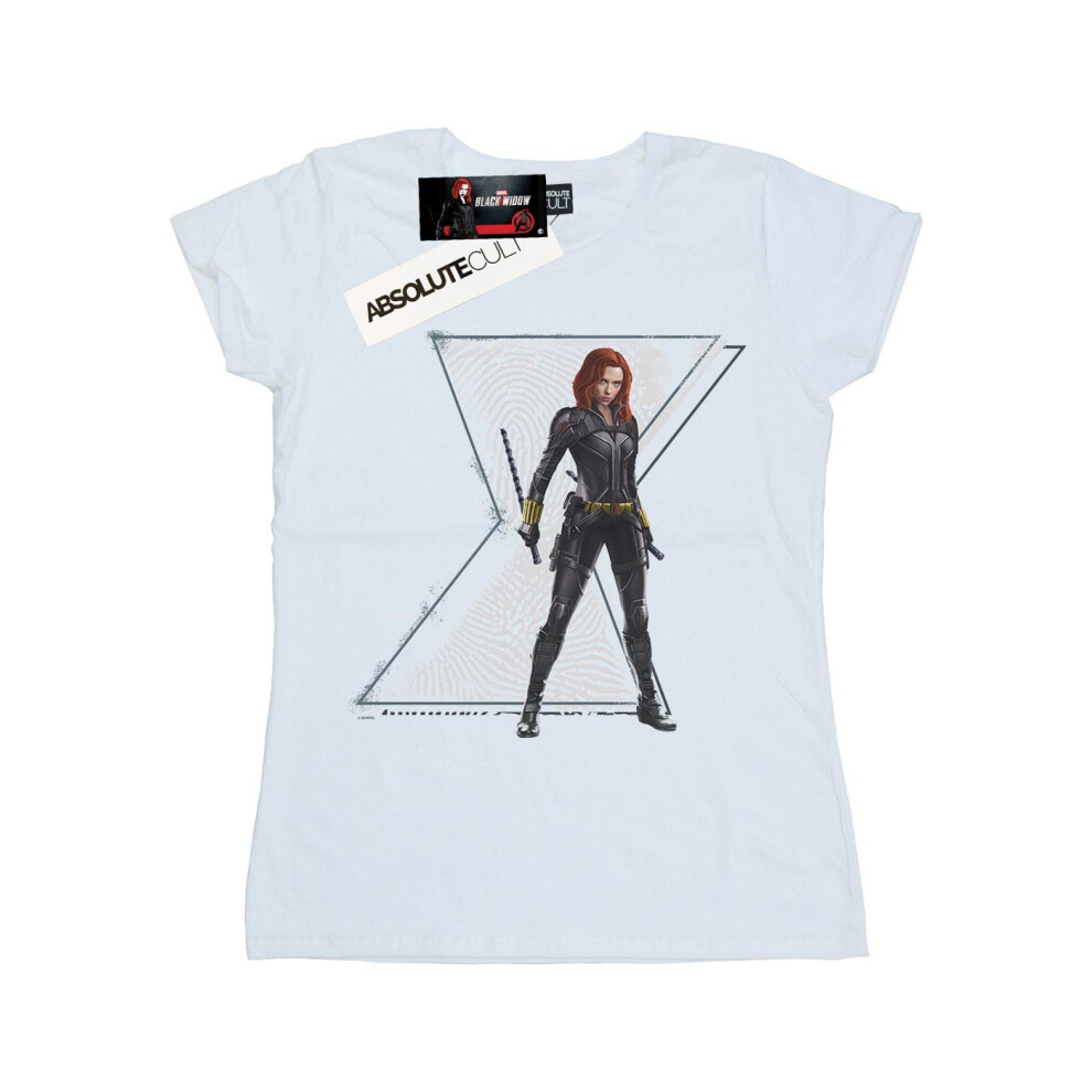 Black Widow Movie Natasha Logo Cotton T-Shirt