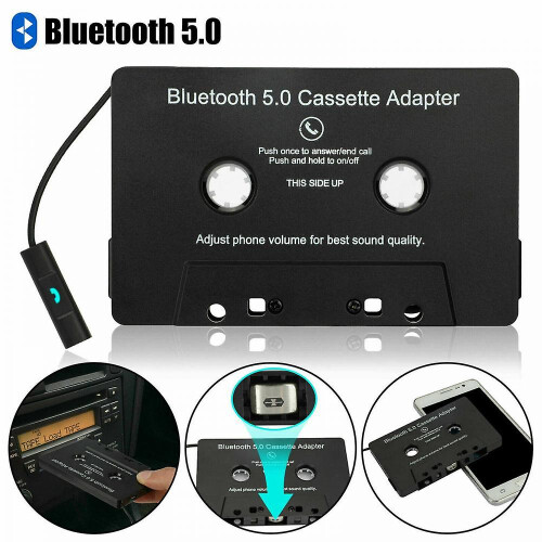 Wireless Bluetooth Cassette Adapter Aux Car Audio Tape For Mp3/phone