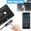 Wireless Bluetooth Cassette Adapter Aux Car Audio Tape For Mp3/phone 5
