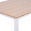 Homcom HOMCOM Computer Desk Dining Table Writing Table with Metal Frame, White 6