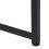 Homcom HOMCOM Computer Desk Dining Table Writing Table with Metal Frame, Black 5