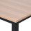 Homcom HOMCOM Computer Desk Dining Table Writing Table with Metal Frame, Black 6