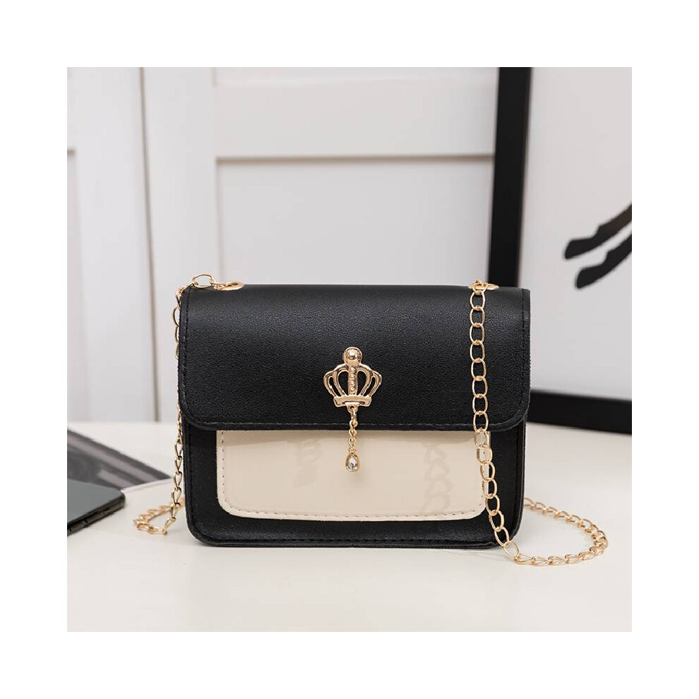 Veishet (Black) Womens Fashion Decoration Crossbody Bag Pu Material Convenient And Comfortable