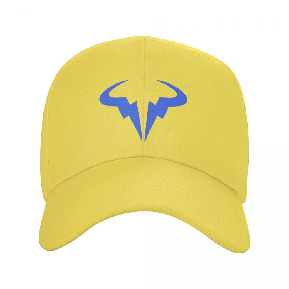 (Yellow) Classic Blue Nadal Tennis Stars Baseball Cap Men Women Breathable Trucker Hat Sun Protection