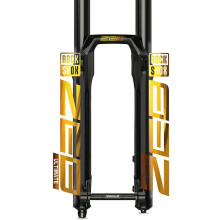 (Bright gold) Otwoo Readu 2021 Rockshox Zeb Ultimate Mountain Bike Front Fork Decals Bicycle Front Fork Stickers Bike Accessories