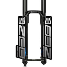 (GreyWhite gradient) Otwoo Readu 2021 Rockshox Zeb Ultimate Mountain Bike Front Fork Decals Bicycle Front Fork Stickers Bike Accessories