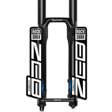 (white black btm) Otwoo Readu 2021 Rockshox Zeb Ultimate Mountain Bike Front Fork Decals Bicycle Front Fork Stickers Bike Accessories