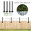 4 Pieces String Light Poles For Outdoor String Lights For Holiday Deck Lot 3