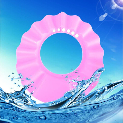 Safe Shampoo Shower Bathing Protection Bath Cap Soft Adjustable Visor Hat 1