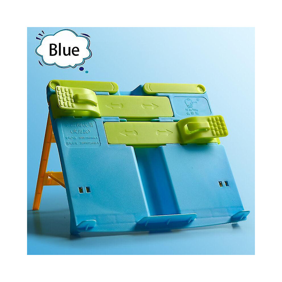 (A) Adjustable Reading Book Stand Portable Non-Slip Metal Folding Textbooks Tablet 4522139261795
