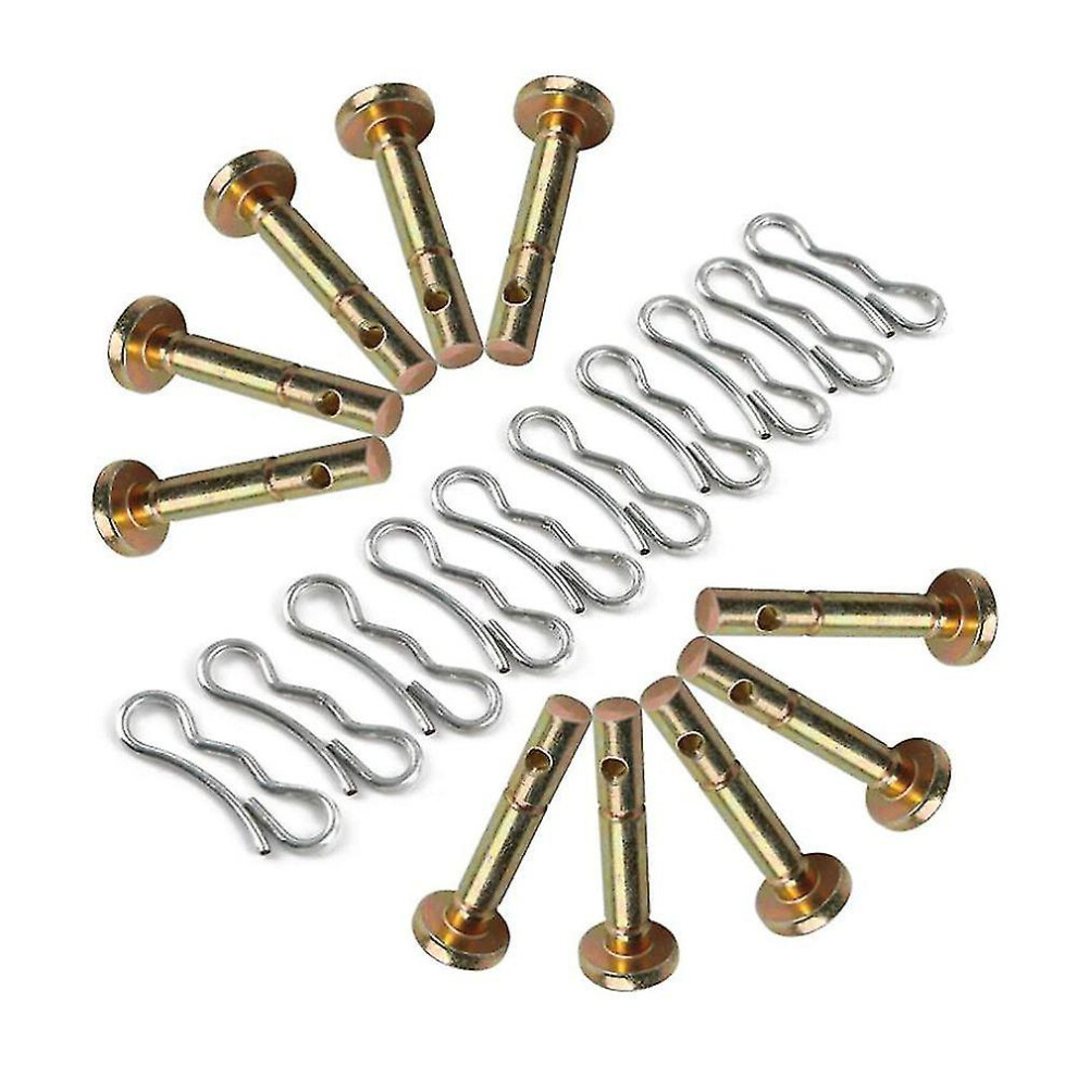 10 Pcs Shear Pins 10 Pcs Cotters Pins For Snowblower- 738-04124 And 714-04040 Replacement For Mtd 4522139261894