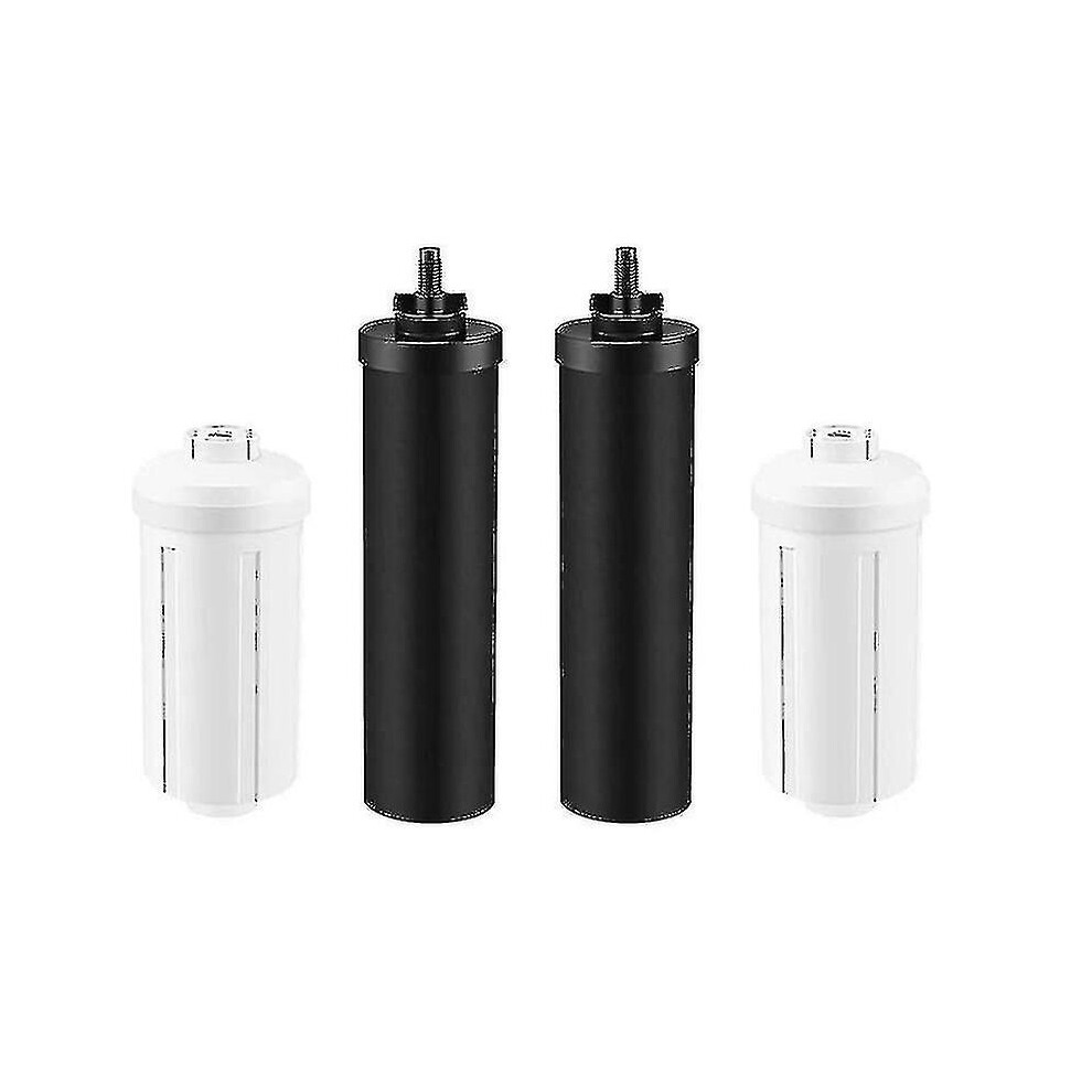 2 Activated Carbon Filters And 2 Fluoride Filters