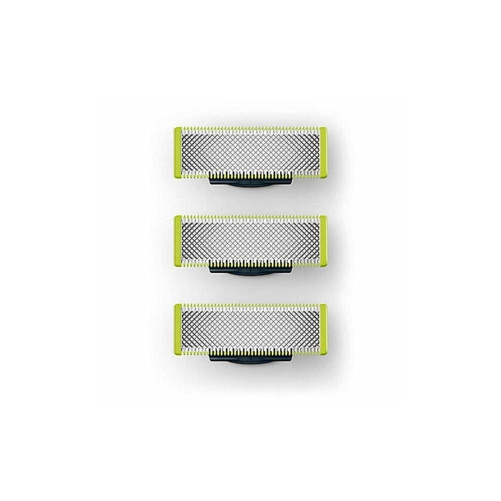 3-pack of razor blades compatible with Philips Oneblade Replacement