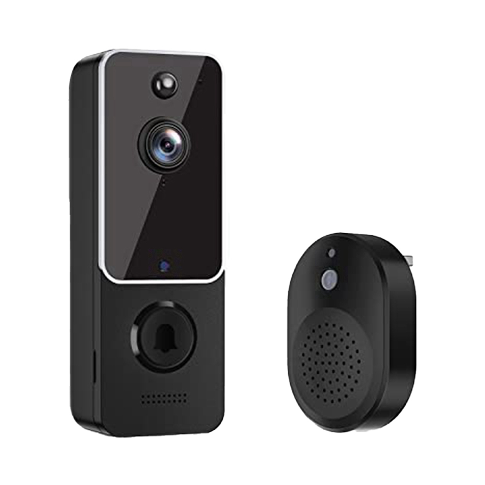 moresk-Wireless Doorbell Camera, Smart Video Doorbell Camera with Chime, AI Smart Human Detection, Cloud Storage, HD Live Image