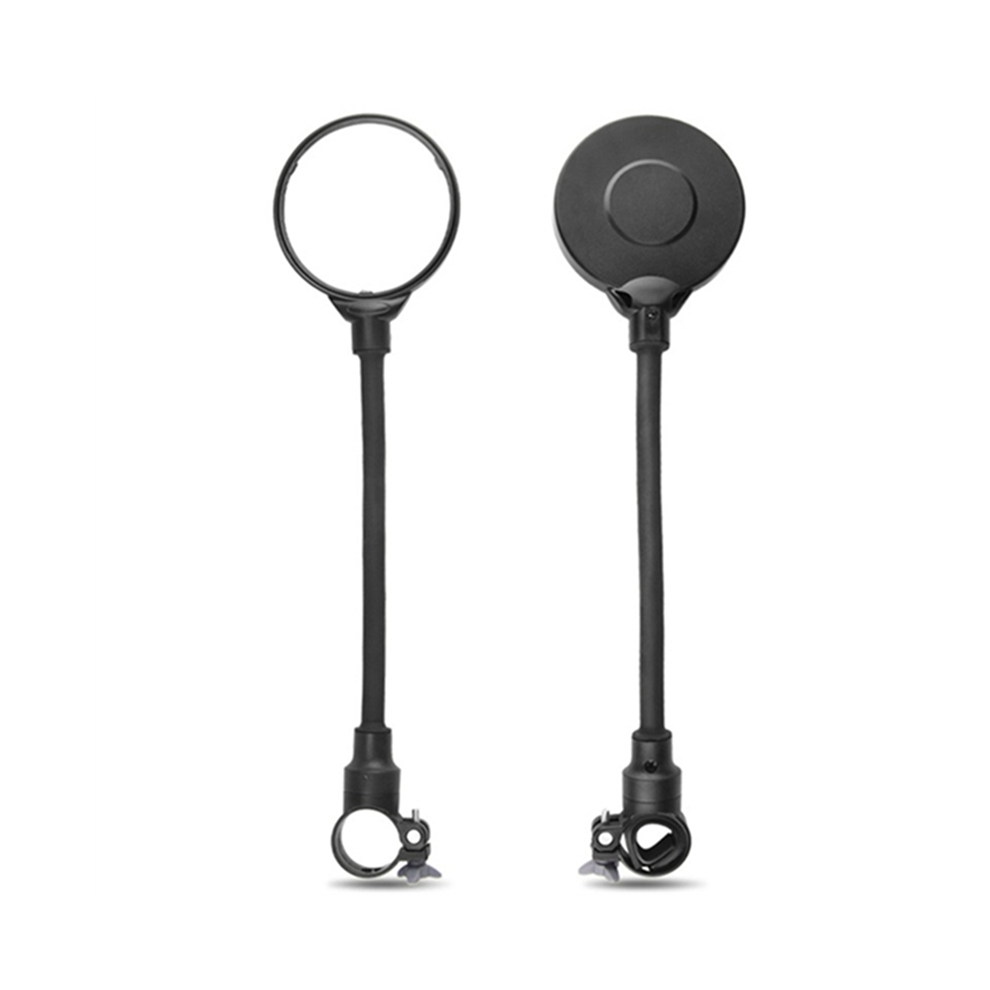 moresk-1 Pair of Bike Mirrors 360 Adjustable Hose Mirror Reflector for Mountain Bike Electric Bicycle Etc