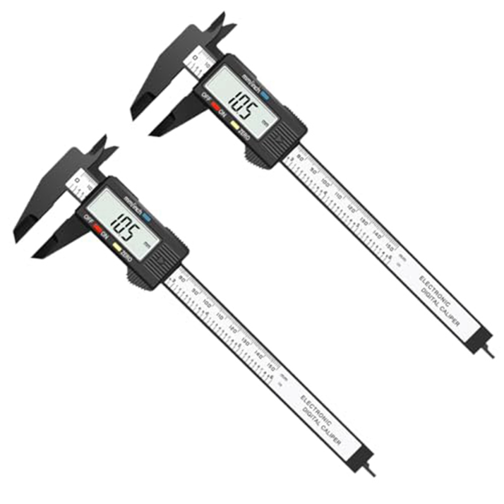 moresk-2 Pack , 0-6Inch Electronic Digital Calipers with Large LCD Screen, Automatic Shutdown Function