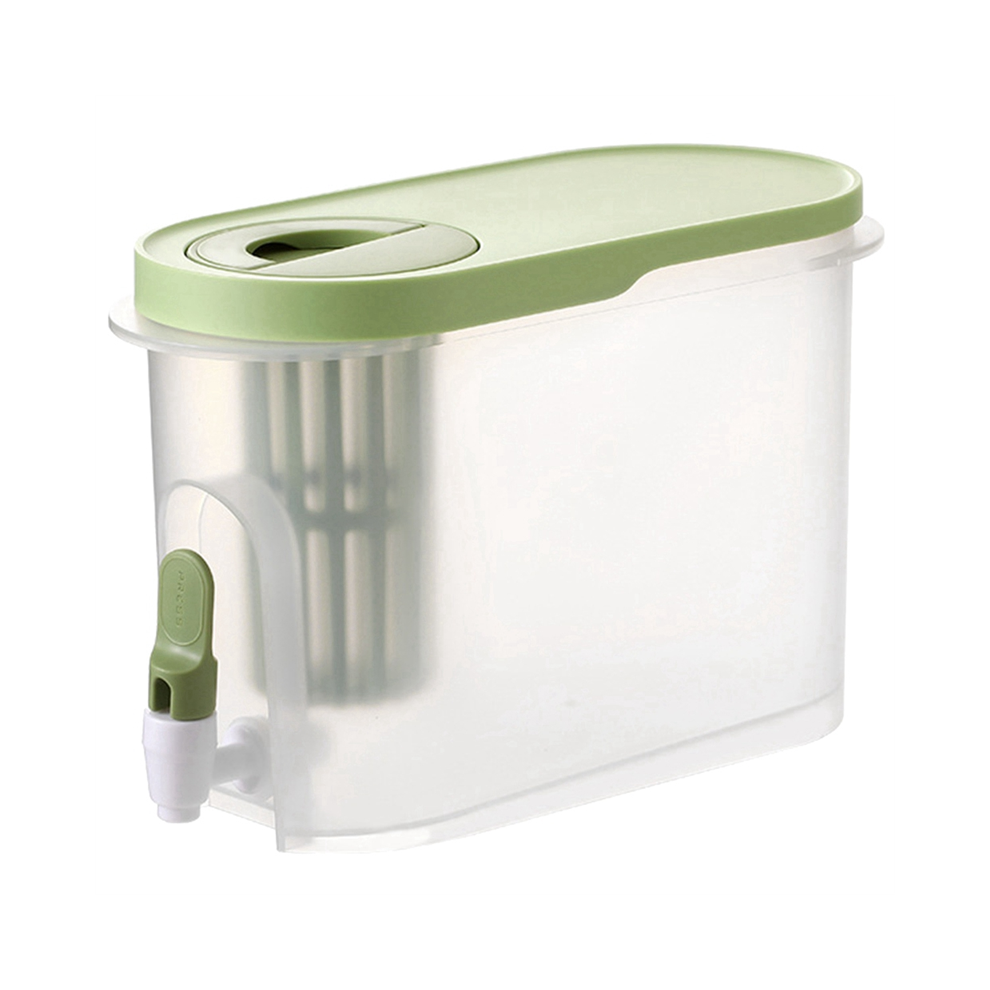 moresk-Household Cold Water Jug with Tap Cold Water Bucket, Kitchen Fruit Drink Sealing Machine 