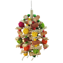 moresk-Bird Toys, Parrot Toys Exciting Chewing Fun for Parakeets, Cockatiels, Medium-Sized Parrot Corn Cob Exercise the Beak