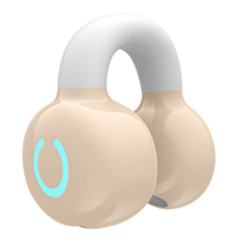 moresk-Single-Pack Sports Bluetooth Headset Ear Clip Type Non-In-Ear Stereo Ultra-Long Standby Mini Headset Skin Color