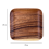 moresk-Walnut Wood Plates Square Wooden Snack Plate Cake Dessert Fruit Serving Small Sushi Food Dishes Plate Set 2