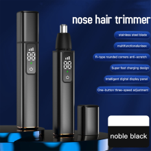 moresk-Men'S Electric Nose Hair Trimmer USB Rechargeable Ear Trimmer Portable Nose Hair Shaver Waterproof Safe Clean