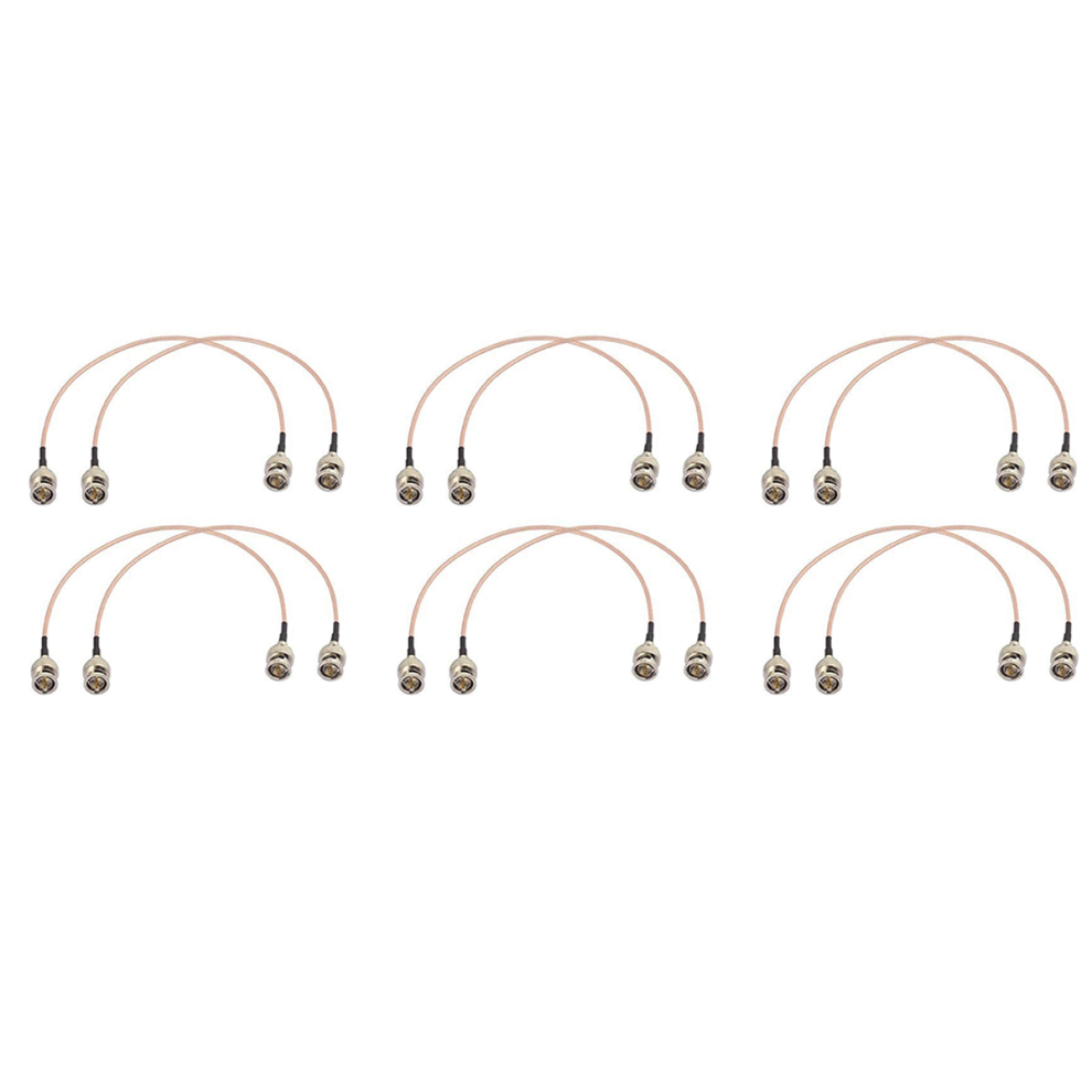 Moresk-12Pcs 3G Hd Sdi Cable Bnc Cable 30Cm 75 Ohm For Cameras Video Equipment Supports Hd-Sdi 3G-Sdi 4K 8K Video Cable 4853736337904