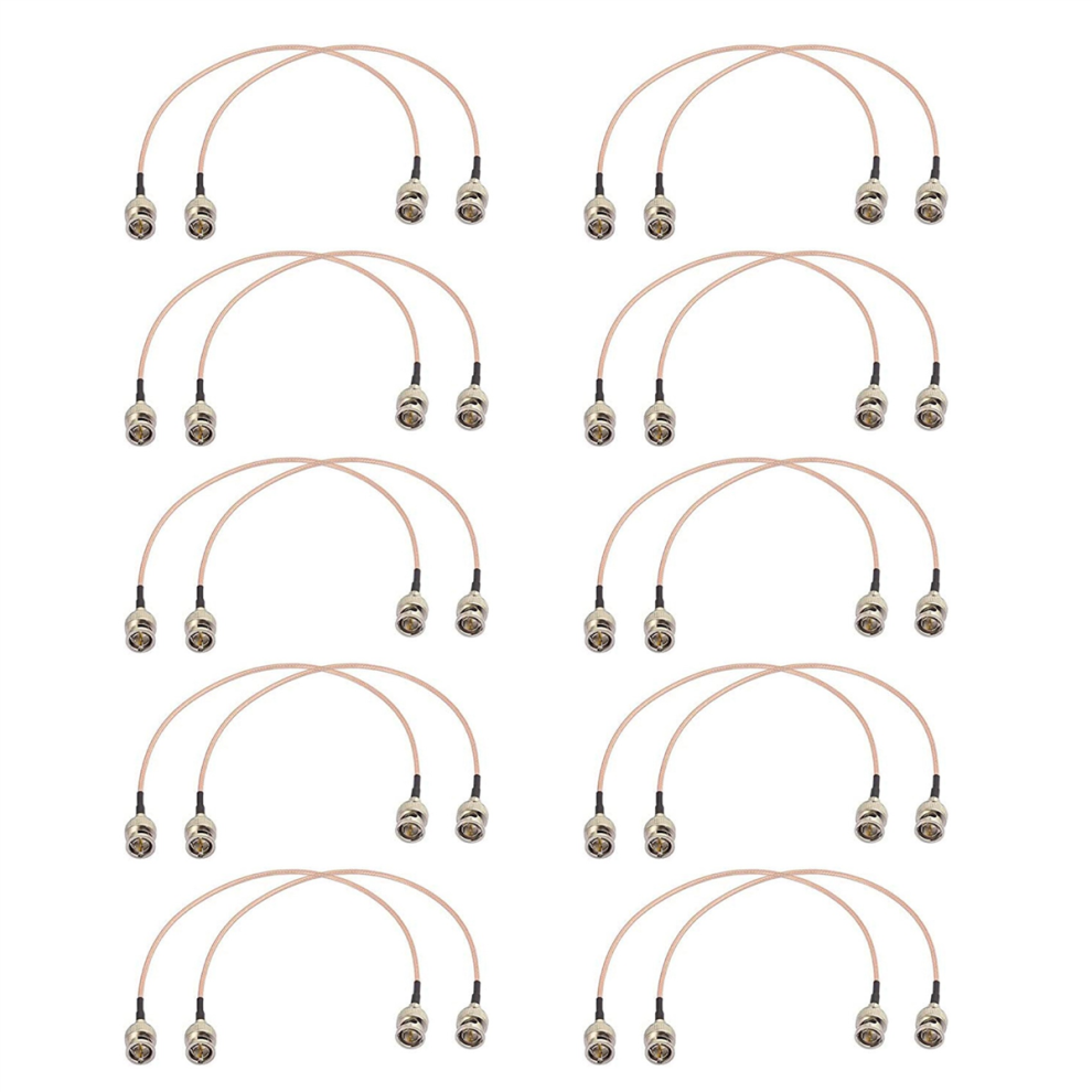 Moresk-20Pc 3G Hd Sdi Cable Bnc Cable 30Cm 75 Ohm For Cameras Video Equipment Supports Hd-Sdi 3G-Sdi 4K 8K Sdi Video Cable 4853736337713