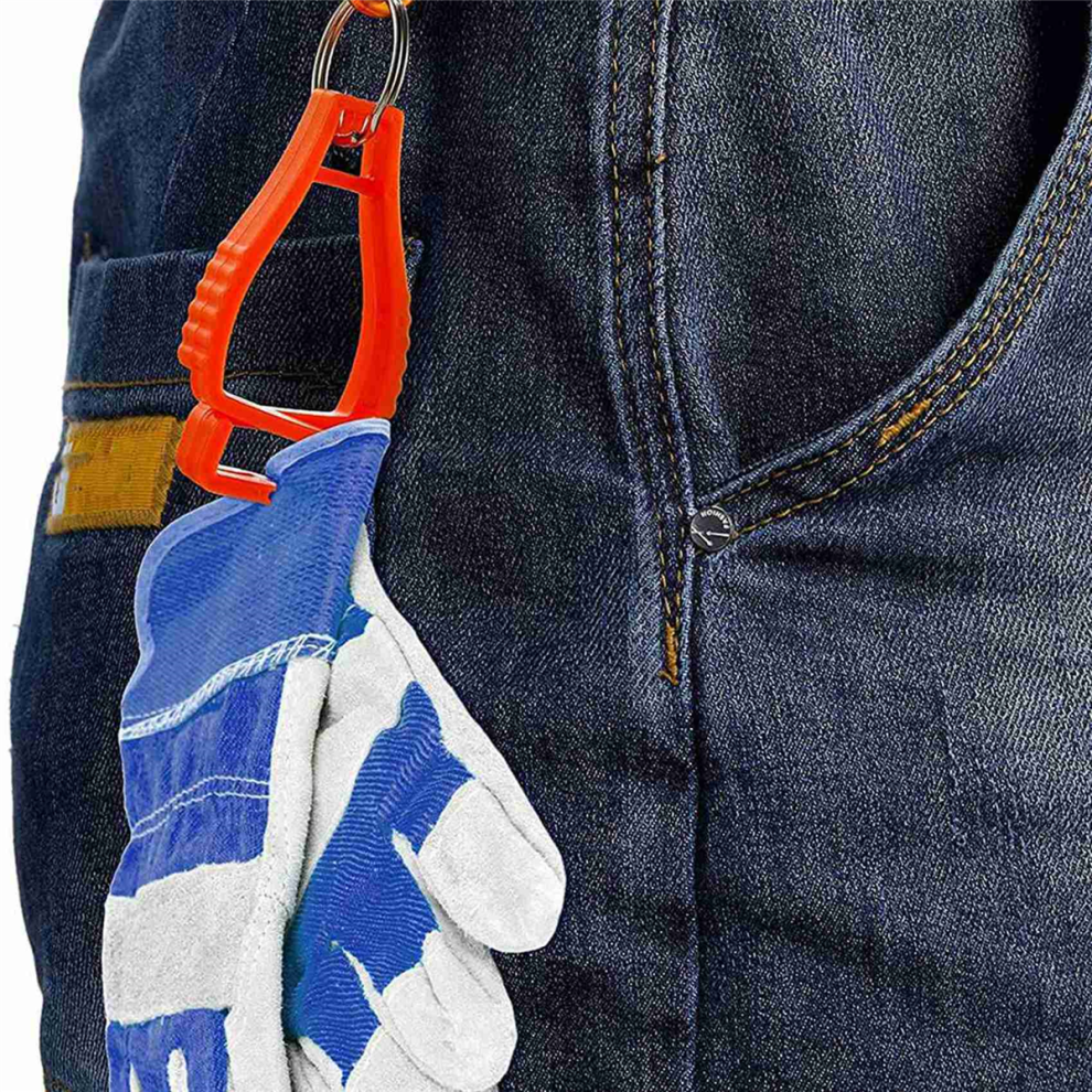 Moresk-12Pcs Glove Clips For Work Glove Holders Glove Belt Clip With Metal Carabiners For Construction Worker Guard Labor 4853736337072