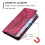 (Red) Case For Google Pixel 8A PU Leather Full Protection Side Buckle Shockproof Flip Cover Card Insertion 7