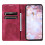 (Red) Case For Google Pixel 8A PU Leather Full Protection Side Buckle Shockproof Flip Cover Card Insertion 4