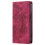 (Red) Case For Google Pixel 8A PU Leather Full Protection Side Buckle Shockproof Flip Cover Card Insertion 3